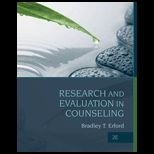 Research and Evaluation in Counseling
