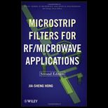 Microstrip Filters for RF/Microwave Applications