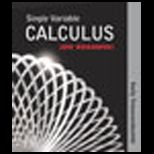Single Variable Calculus  Early Transcendentals, Volume 1