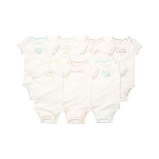 Carters 7 pk. Bodysuits   newborn 24m, Ivory, Ivory