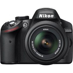 Nikon D3200 24.2 MP CMOS Digital SLR Camera with 18 55mm VR Lens (Black) Refurbi