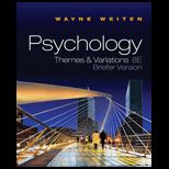 Psychology Themes and Variations, Brief   With Charts