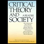 Critical Theory and Society  A Reader
