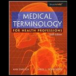 Medical Terminology for Health Professions.   Package