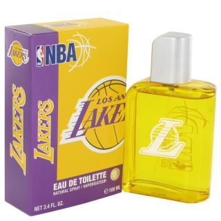 Nba Lakers for Men by Air Val International EDT Spray 3.4 oz