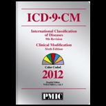 ICD 9 CM 2012 Hospital Edition, Coders, Volumes 1, 2 and 3   With CD