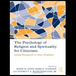 PSYCHOLOGY OF RELIGION+SPIRITUALITY