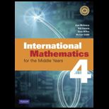 International Mathematics for Middle Yrs. 4   With CD