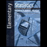 Elementary Statistics   Student Solutions Manual (Custom)