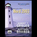 Microsoft Office Word 2003, Volume 1