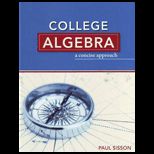 College Algebra Concise Approach Text Only