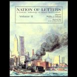 Nation of Letters  A Concise Anthology of American Literature, Volume II