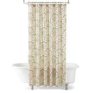 ROYAL VELVET Olivia Embroidered Shower Curtain, Ivory