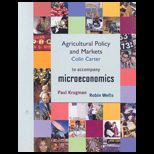 Microecon. Agricultural Policy and Markets