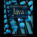 Objects First with Java  Practical Introduction Using BlueJ   With CD