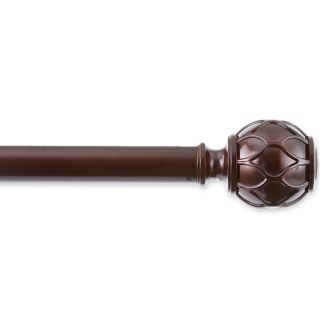 UMBRA Woven Ball Curtain Rod, Oil Rubbed Bronze