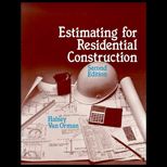 Estimating for Residential Construction / With Plan Sheet