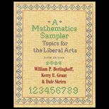 Mathematics Sampler  Topics for the Liberal Arts