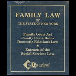 Family Law of the State of New York (Binder)