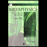 Metaphysics  The Classic Readings