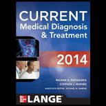 Current Medical Diagnosis and Treatment, 2014