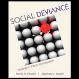 Social Deviance  Readings in Theory and Research