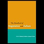 Handbook of Negotiation and Culture