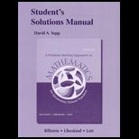 Problem Solving Approach to Mathematics   Students Solutions Manual