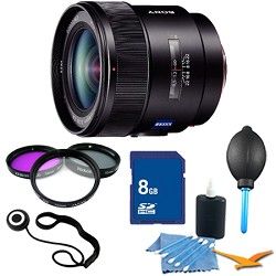 Sony SAL24F20Z   24mm f/2.0 Wide Angle Lens for Sony Alpha DSLRs Essentials Kit