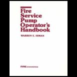 Fire Service Pump Operators Handbook