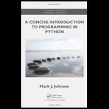 Concise Intro. to Programming in Python