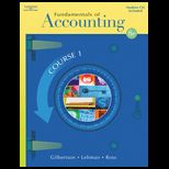 Fundamentals of Accounting, Course 1   With CD