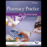 Pharmacy Practice for Technicians   With CD