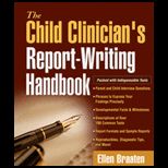 Child Clinicians Report Writing Handbook
