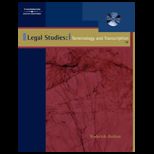 Legal Studies  Terminology and Transcription / With CD