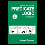 Introduction to Logic  Predicate Logic   With CD