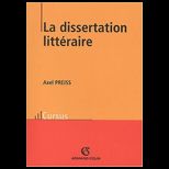 La Dissertation Litteraire