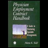 Physician Employment Contract Handbook