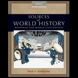 Sources of World History  Volume I