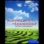 Management and Leadership for Nurse Administration