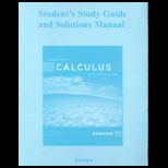 Concepts of Calculus with Applications  Students Study Guide and Solutions Manual
