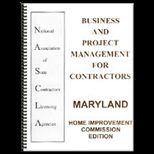 Maryland, Business and Project Management for Contractors