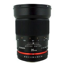 Rokinon 35mm f/1.4 Wide Angle US UMC Aspherical Lens for Sony