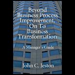 Beyond Business Process Improvement, on to Business Transformation A Managers Guide
