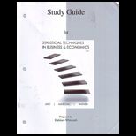 Statistical Techniques in Business and Economics   Study Guide