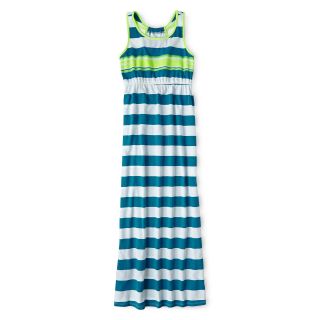 ARIZONA Striped, Sleeveless Maxi Dress   Girls 6 16 and Plus, Blue, Girls