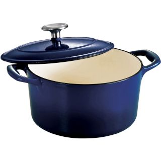 TRAMONTINA Gourmet 3  qt. Enameled Cast Iron Covered Round Dutch Oven
