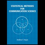 Statistical Methods for Communication Science   With CD