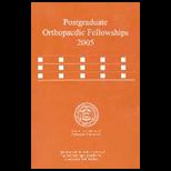 Postgraduate Orthopaedic Fellowships