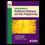 Introduction To Relational Databases  and SQL Programming   With 3cds